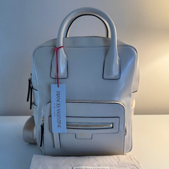 NWT Frances Valentine Small Casey Backpack Oyster Glazed - Gorgeous Bag - Picture 5 of 9